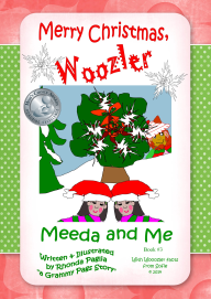 Merry Christmas, Woozler w Mom's Choice seal.png